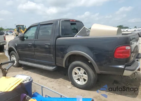 2002 Ford F150 Supercrew from USA, damaged, VIN 1FTRW08L82KA65349